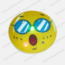 Broche clignotante, badge clignotant à LED, cadeau de promotion, broche LED